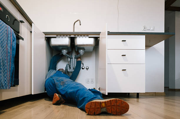 Professional Pipe Repair technician working in Garner, KY
